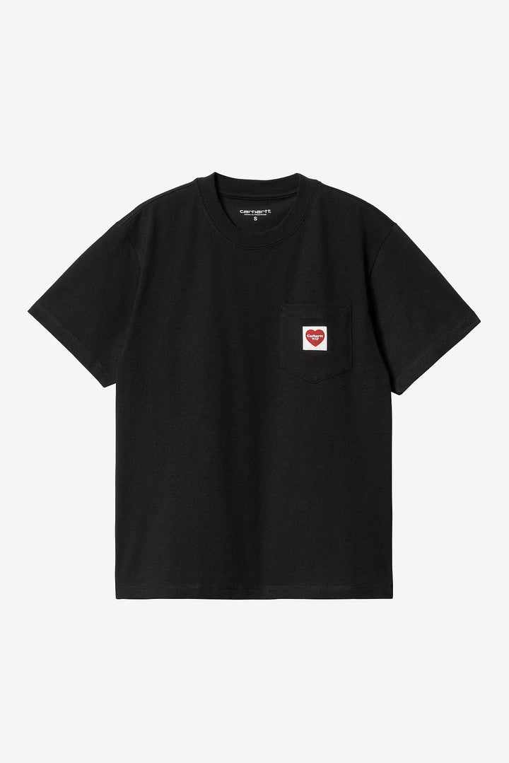 Carhartt Pocket Heart T-Shirt - Black