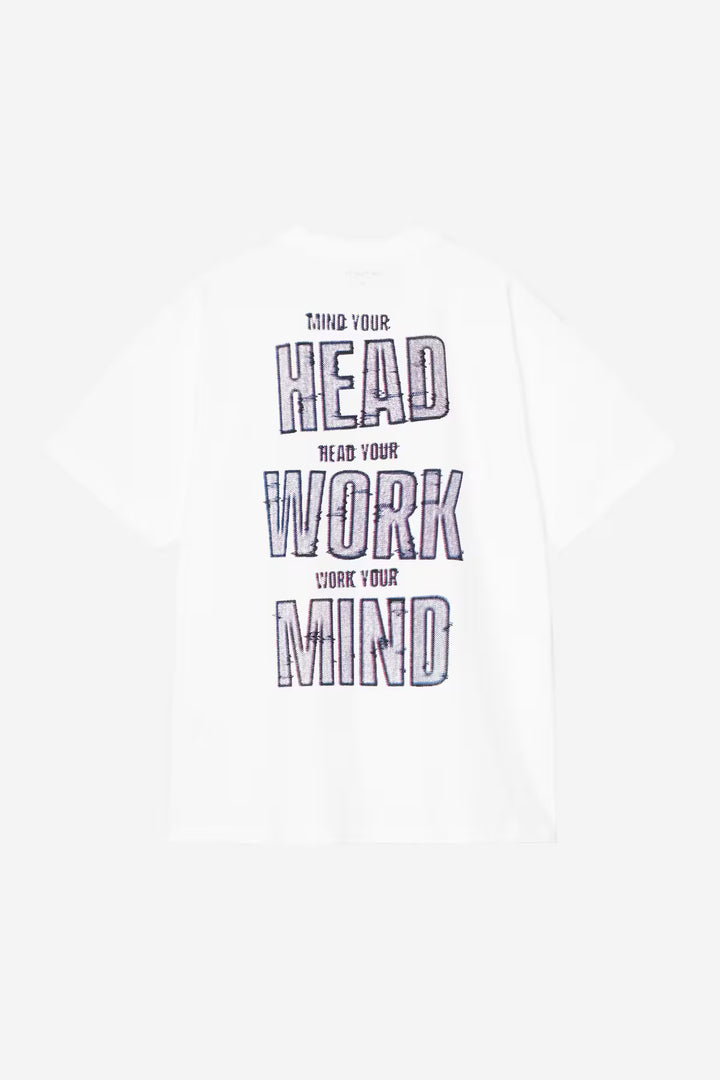 Carhartt Mind Your Head T Shirt - White