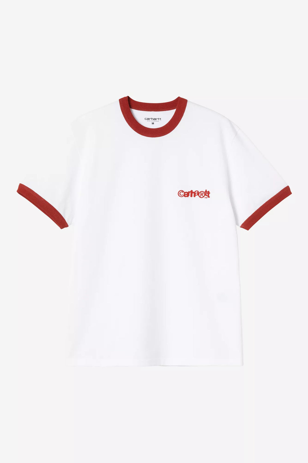 Carhartt Ringer T Shirt - White/Red