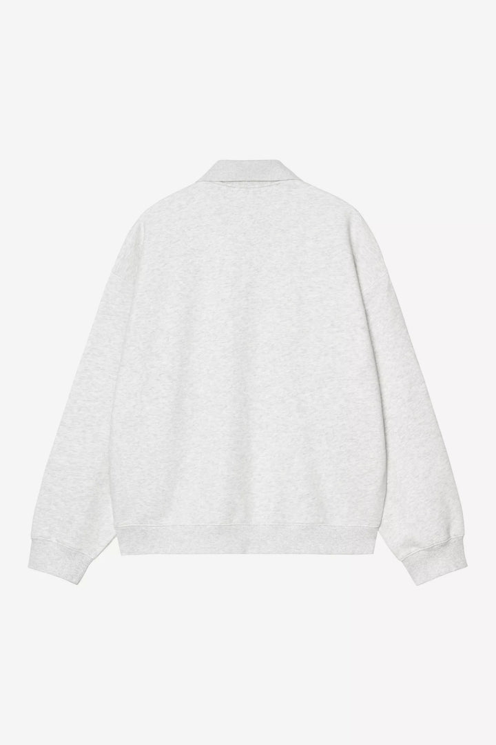 Carhartt WIP Label Polo Sweat - Ash Heather