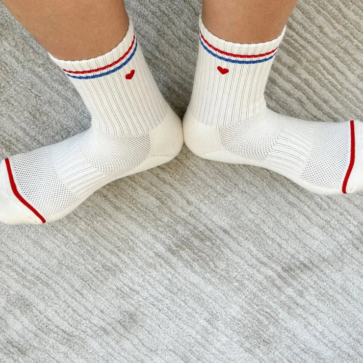 Le Bon Shoppe Embroidered Boyfriend Socks