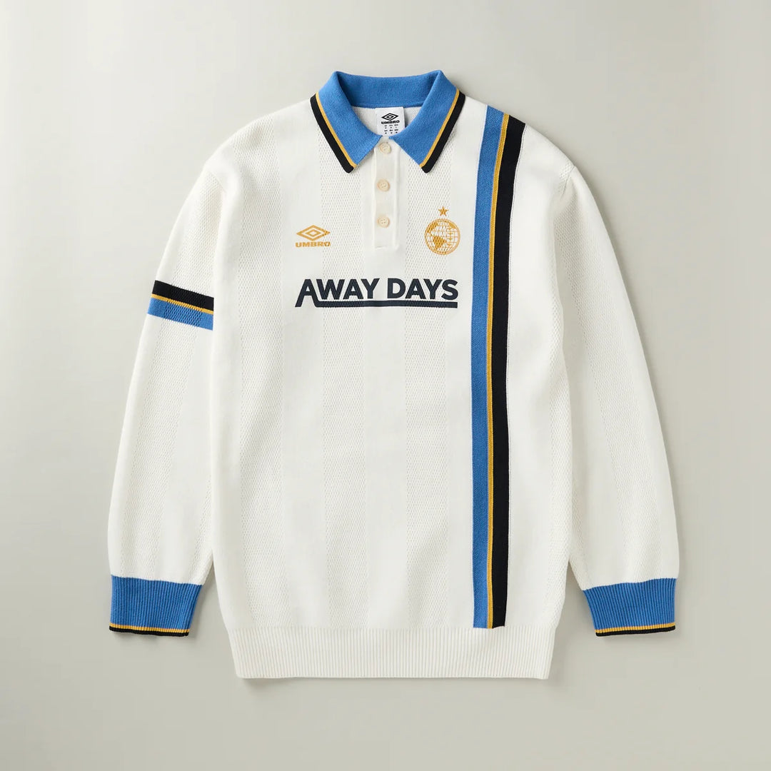 Umbro LS Knitted Football Polo