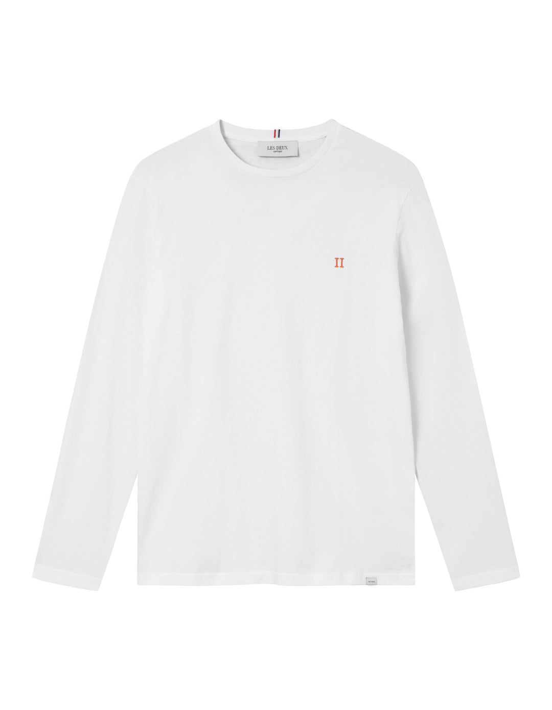 Les Deux Nørregaard LS T-Shirt White/Orange