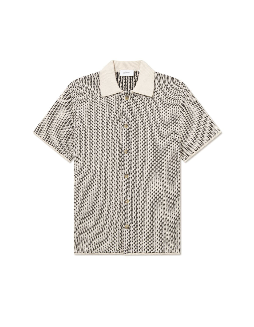 Les Deux Easton Knitted Short Sleeve Shirt