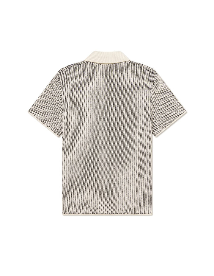 Les Deux Easton Knitted Short Sleeve Shirt