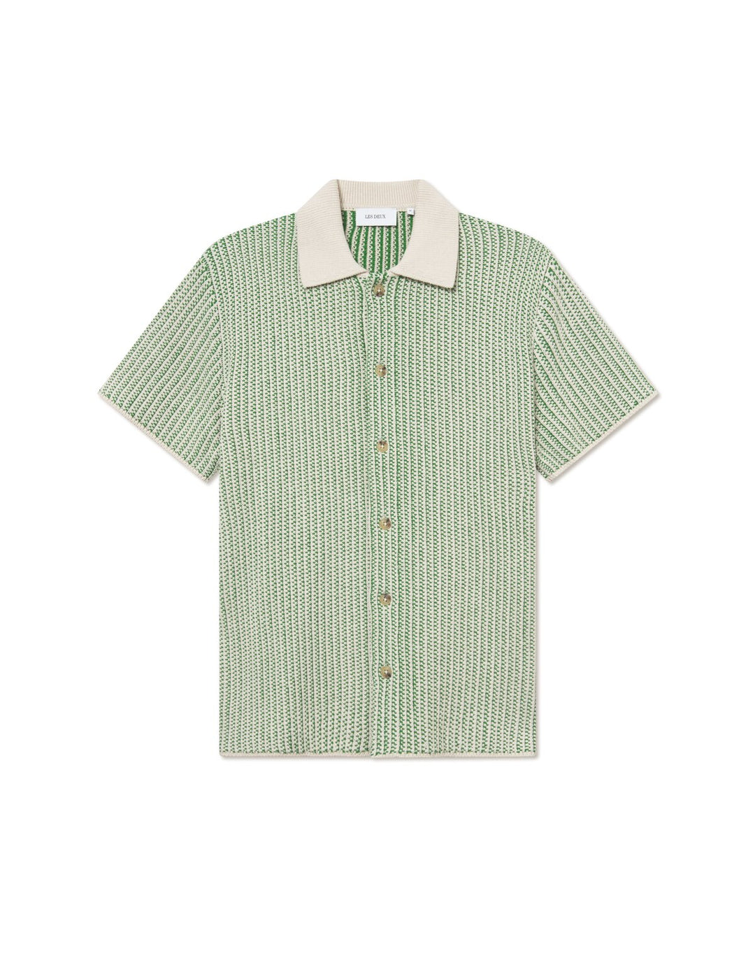 Les Deux Easton Knitted Short Sleeve Shirt