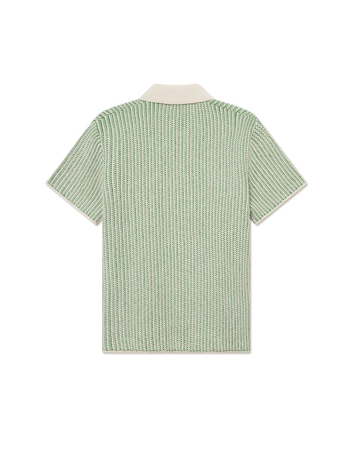 Les Deux Easton Knitted Short Sleeve Shirt
