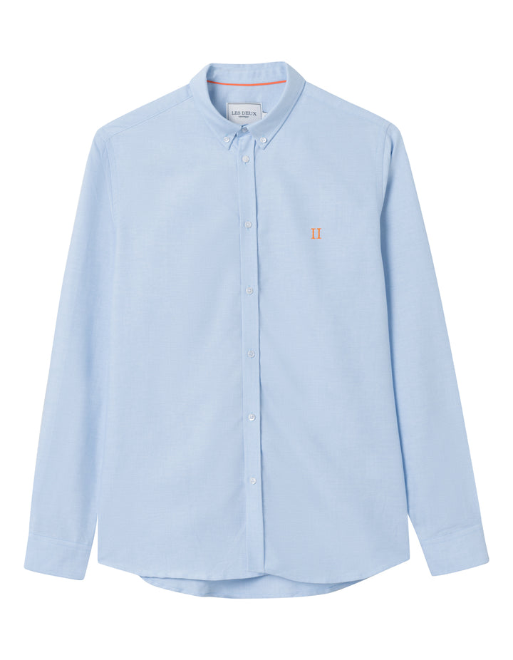 Les Deux Oliver Oxford Shirt Light Blue