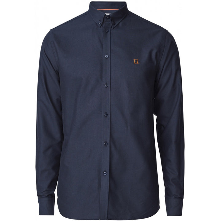 Les Deux Oliver Oxford Shirt Dark Navy