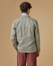 Portuguese Flannel Labura Herringbone Wool Jacket