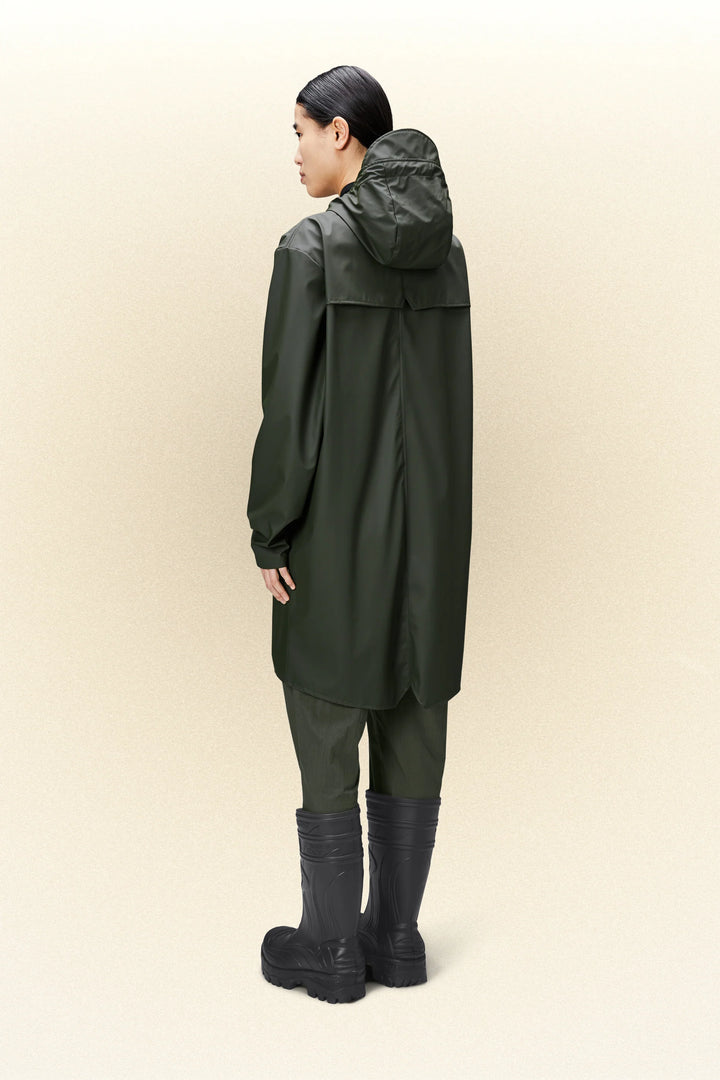 Rains Long Jacket Green