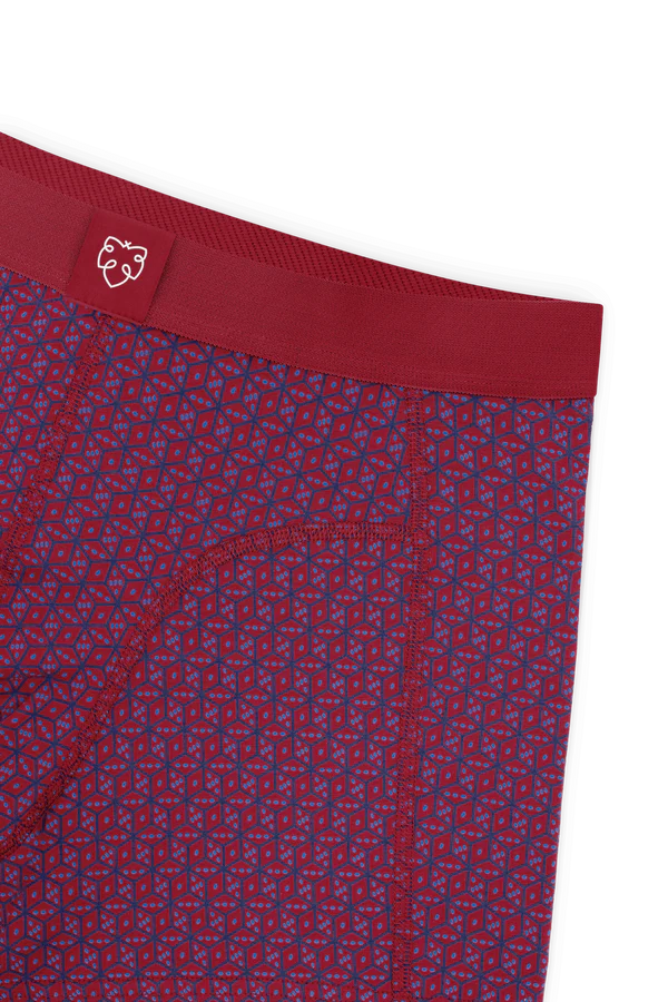 A-dam Dark Red Dice Boxers