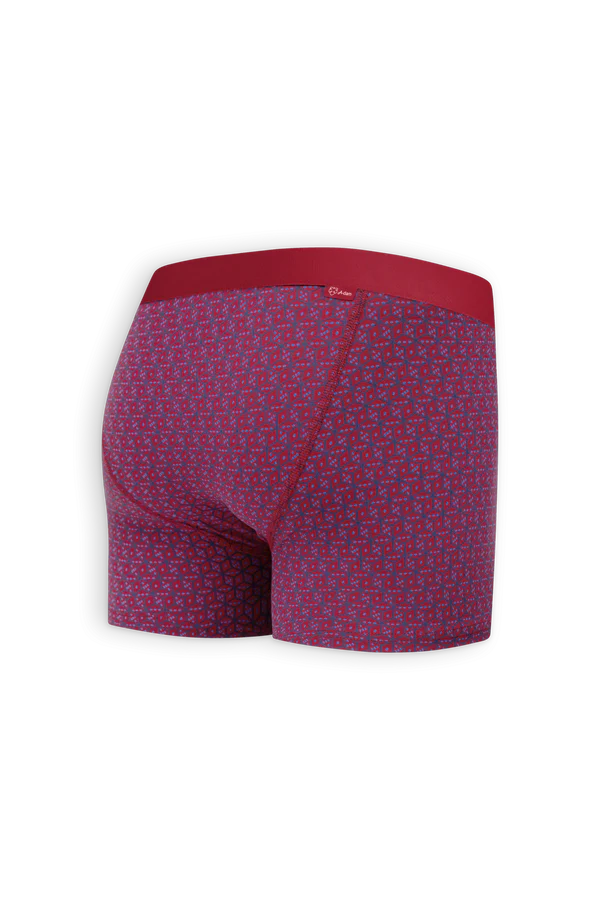 A-dam Dark Red Dice Boxers