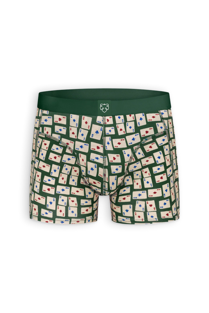 A-dam Dark Green Cardgame Boxers