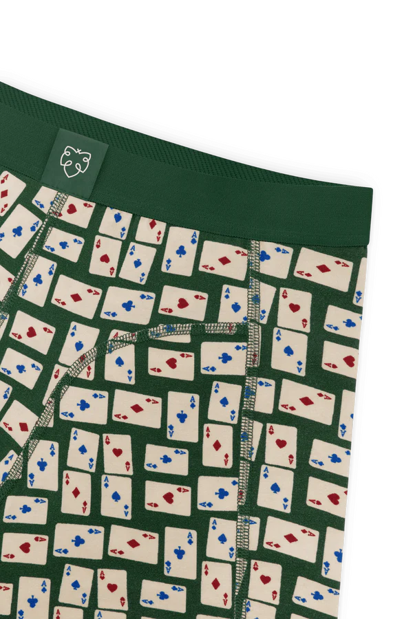 A-dam Dark Green Cardgame Boxers