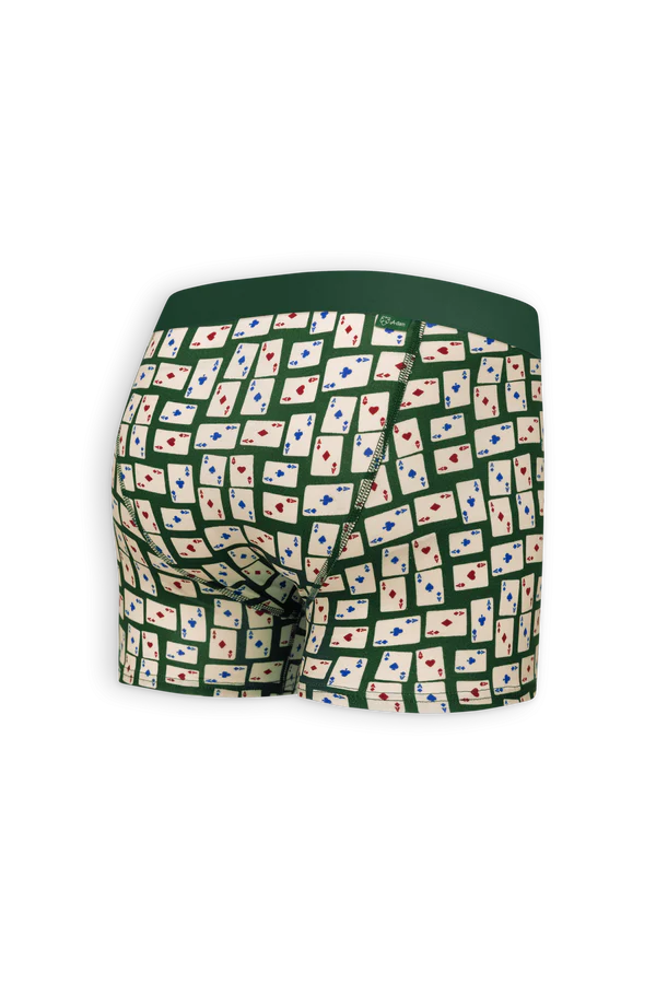 A-dam Dark Green Cardgame Boxers