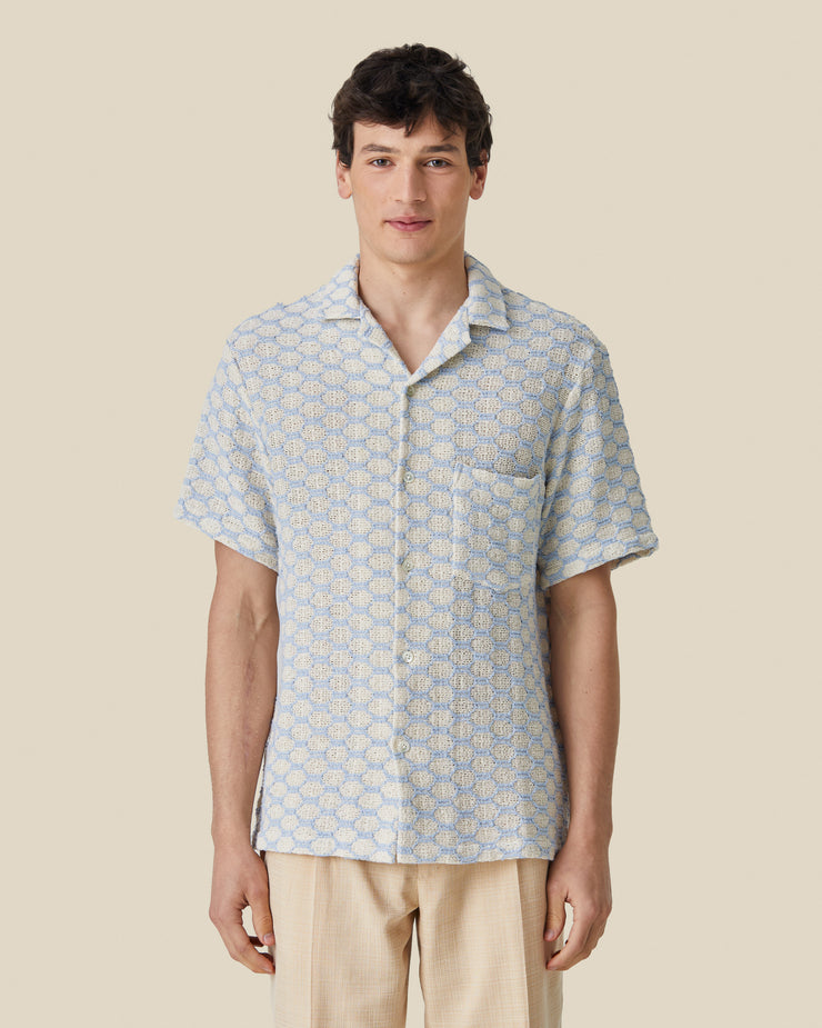 Portuguese Flannel Net Short Sleeve Shirt