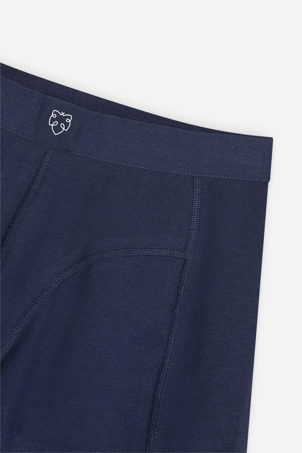 A-dam Dark Navy Solid Boxer