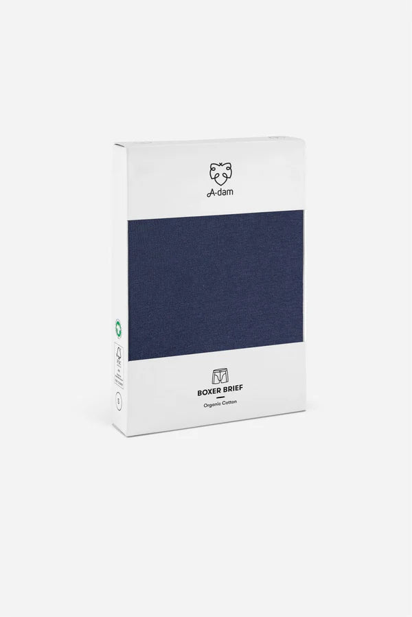 A-dam Dark Navy Solid Boxer