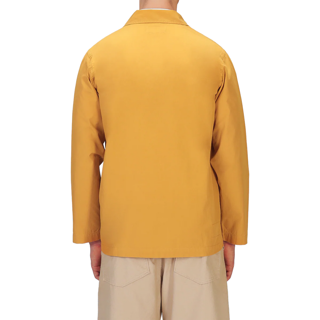 Universal Works Organic Fine Poplin Bakers Overshirt - Golden Brown