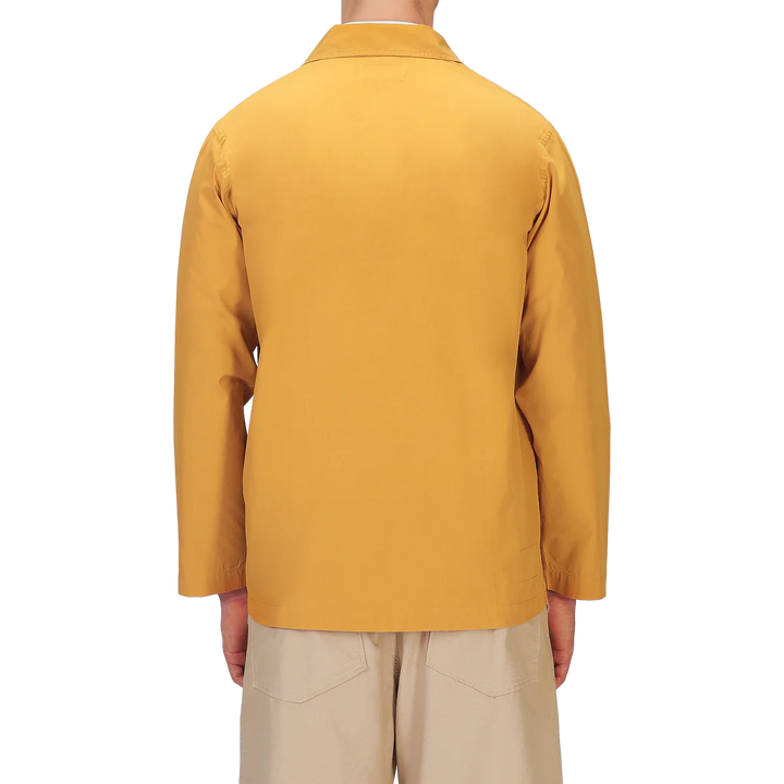 Universal Works Organic Fine Poplin Bakers Overshirt - Golden Brown