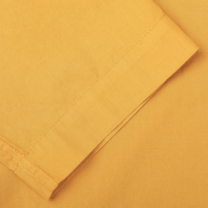 Universal Works Organic Fine Poplin Bakers Overshirt - Golden Brown