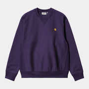 Carhartt WIP American Script Sweatshirt Cassis