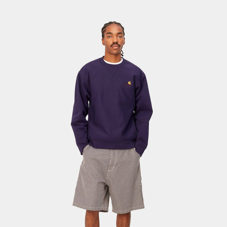 Carhartt WIP American Script Sweatshirt Cassis