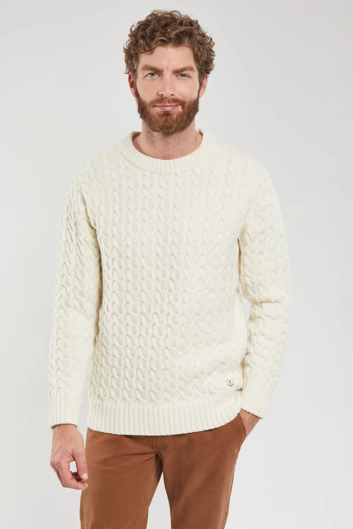 Armor Lux Wool Cable Knit Jumper