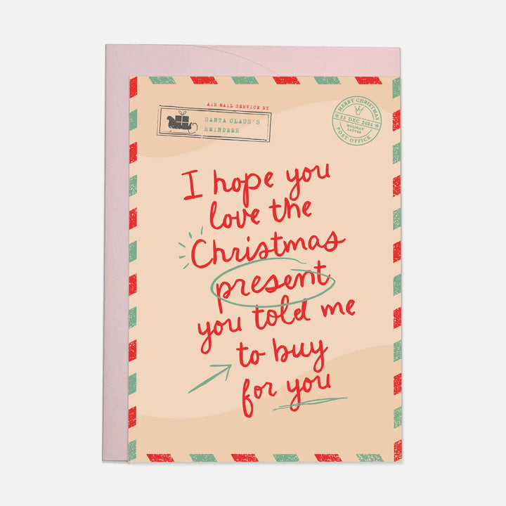 Kaart Blanche - I Hope You Like Card