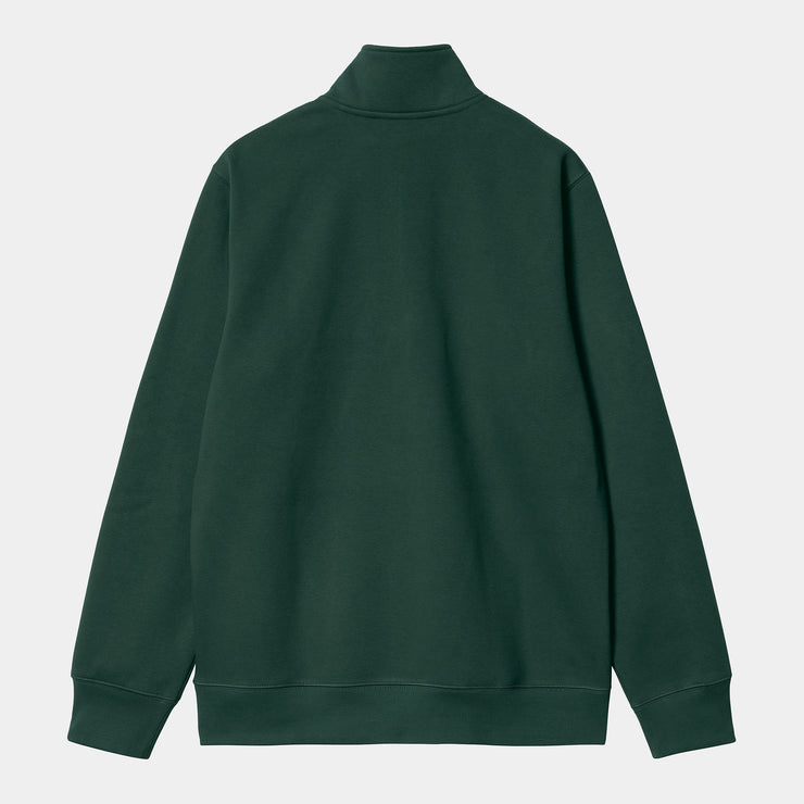 Carhartt WIP Chase Neck Zip Sweat Discovery Green