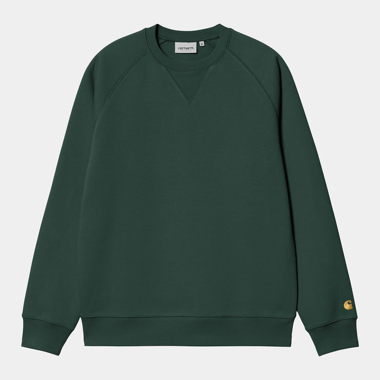 Carhartt WIP Chase Sweatshirt Discovery Green/Gold