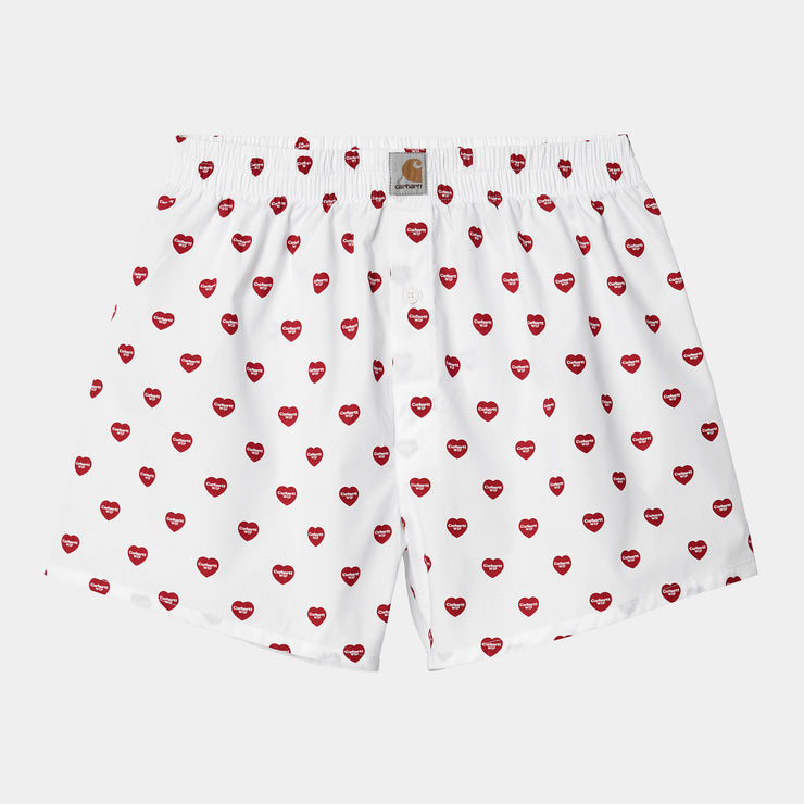 Carhartt WIP Cotton Boxer with Heart Print