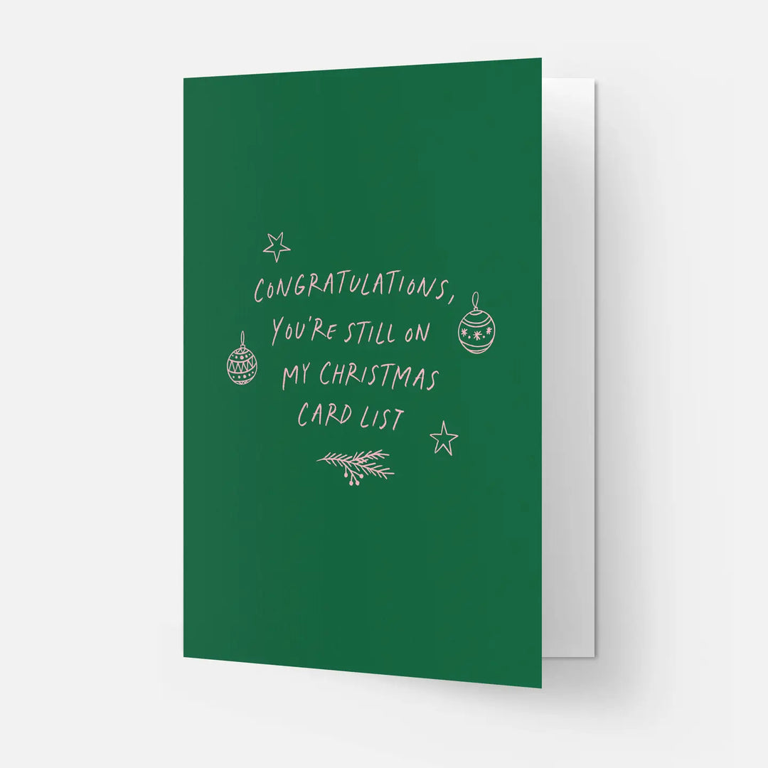 Kaart Blanche - Christmas Congratulations Card
