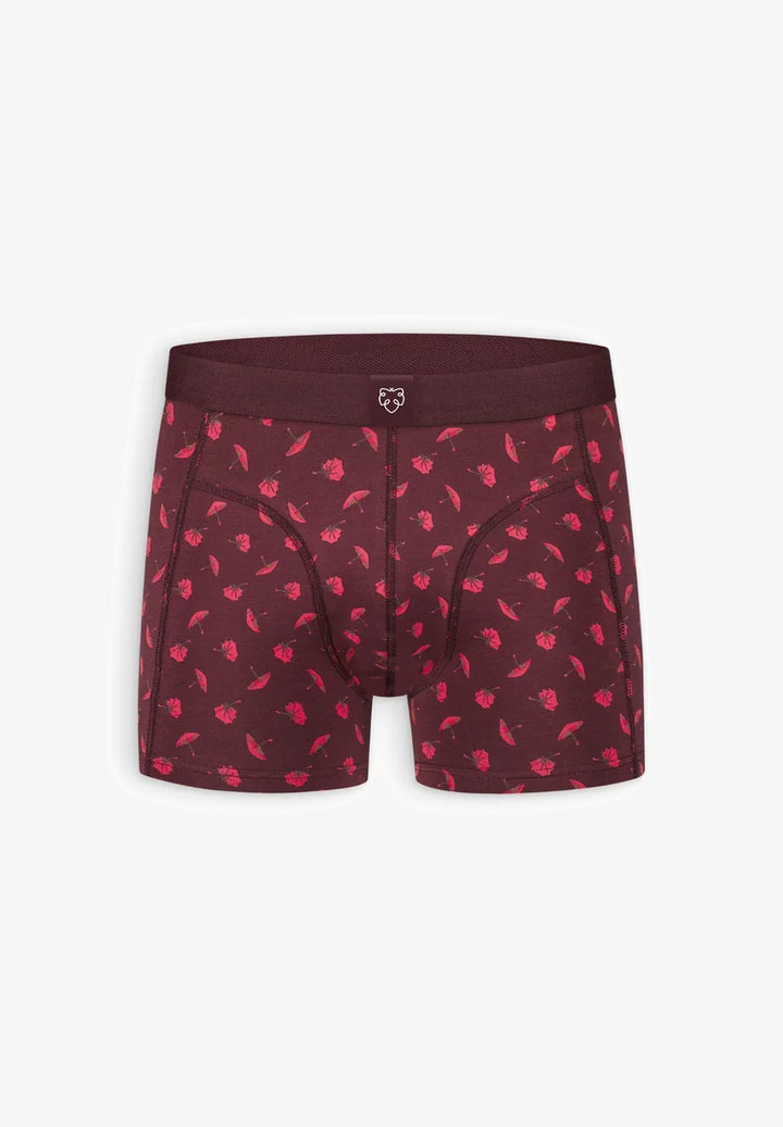 A-dam Burgundy Umbrella Boxers