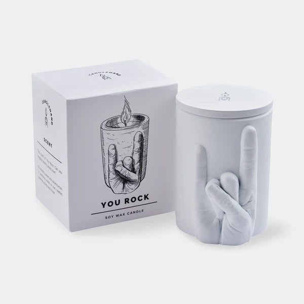 CandleHand Scented You Rock Candle