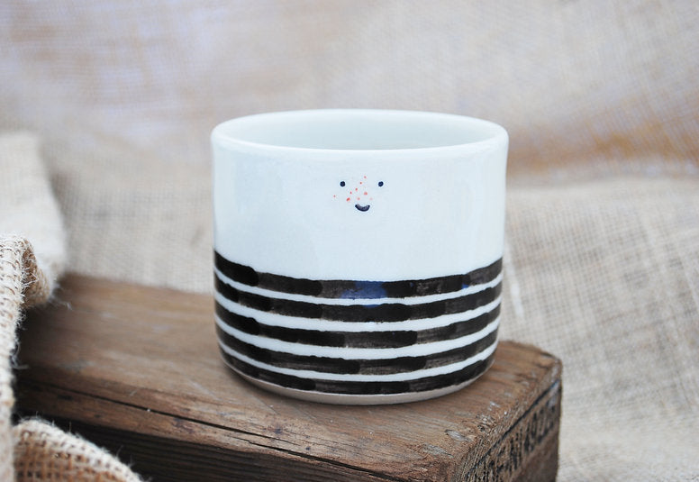 Modern Pottery Flat White Cup