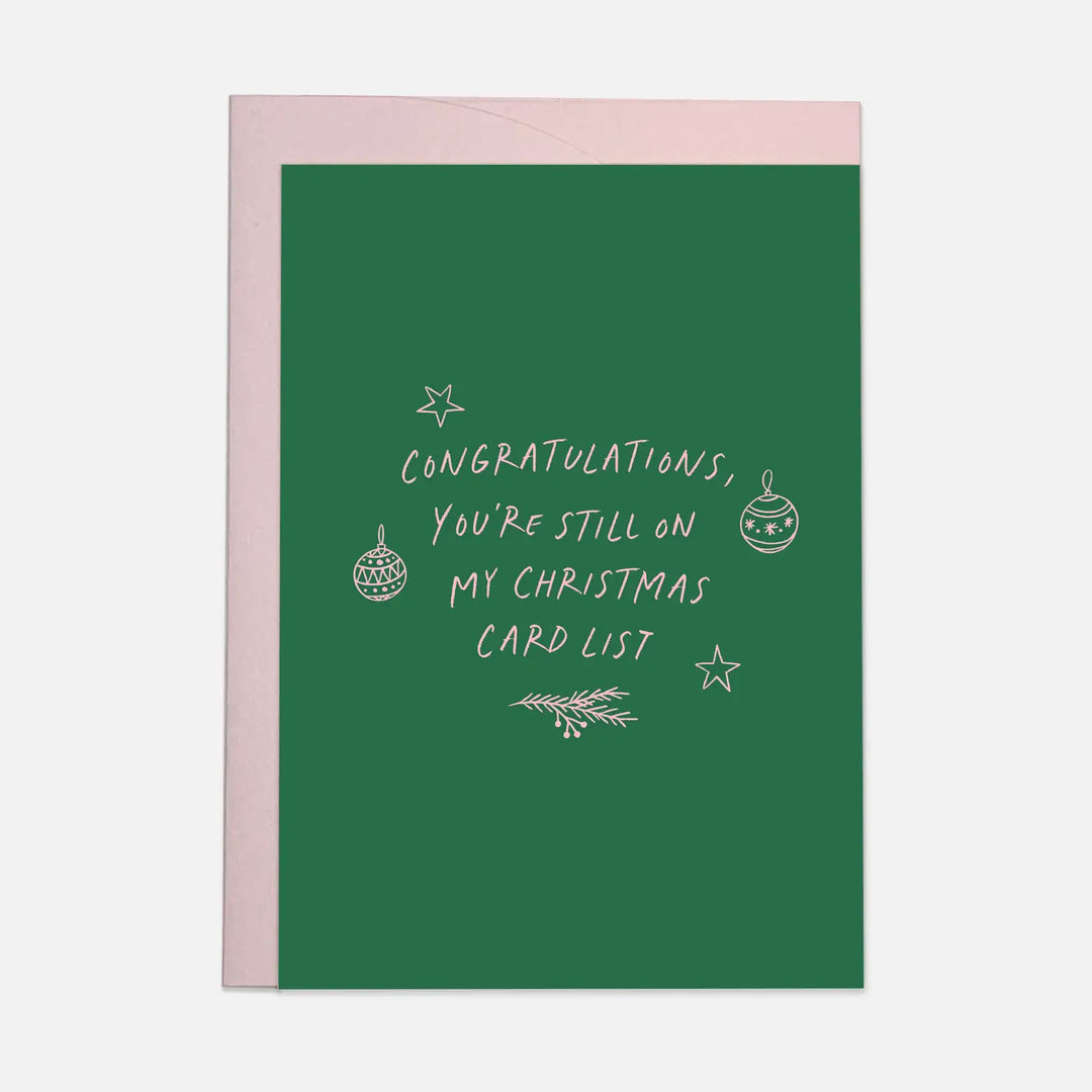 Kaart Blanche - Christmas Congratulations Card