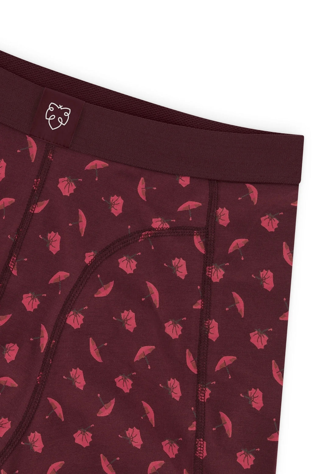 A-dam Burgundy Umbrella Boxers