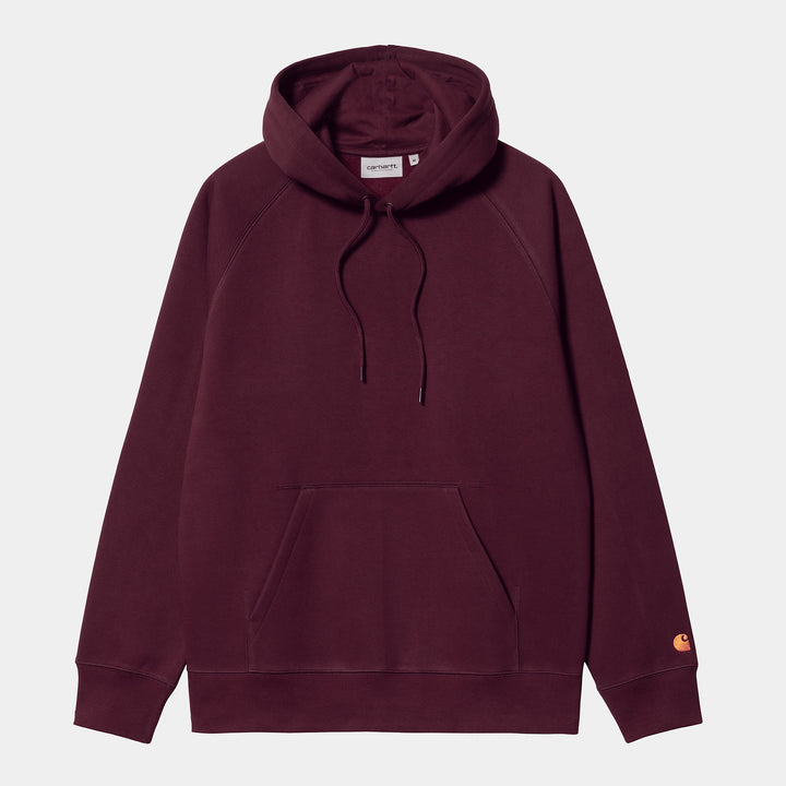 Carhartt WIP Hooded Chase Sweatshirt Amarone/Gold