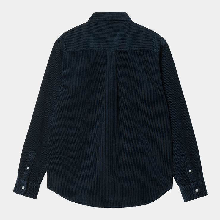 Carhartt WIP L/S Madison Cord Shirt Dark Navy
