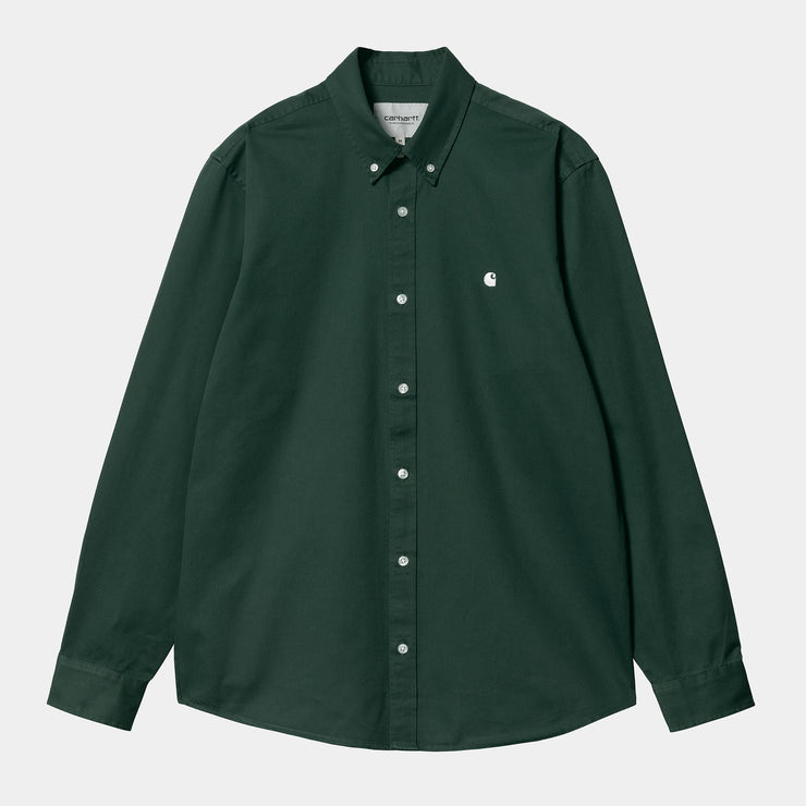 Carhartt WIP L/S Madison Shirt Discovery Green