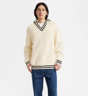 Levi's V Neck Hoodie Sweater