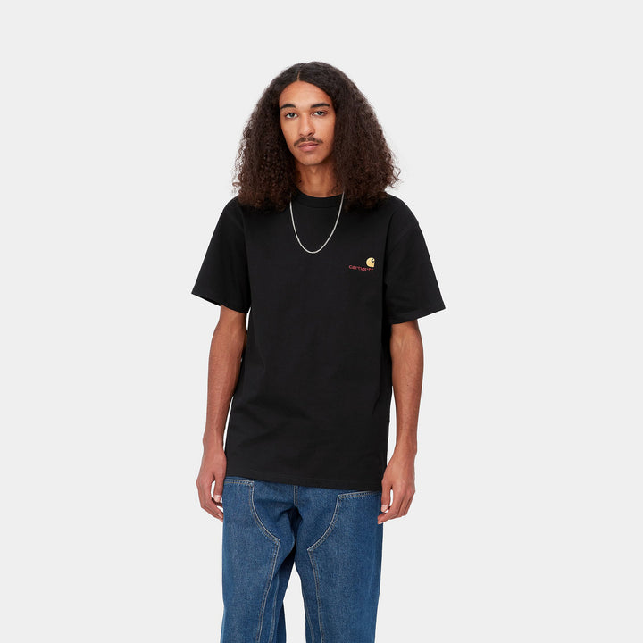 Carhartt WIP American Script S/S T-Shirt Black