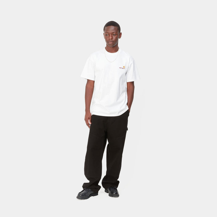 Carhartt WIP S/S American Script T-Shirt - White