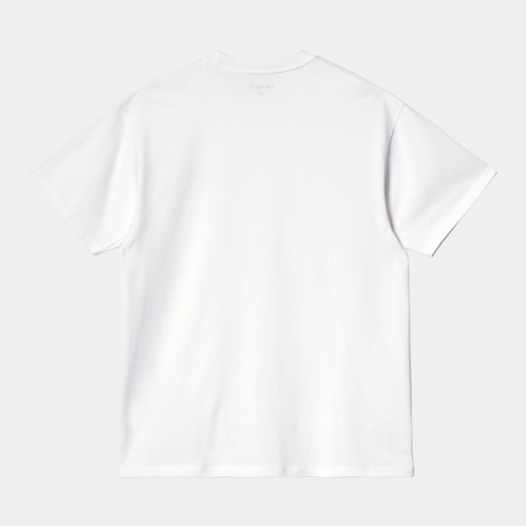 Carhartt WIP S/S American Script T-Shirt - White