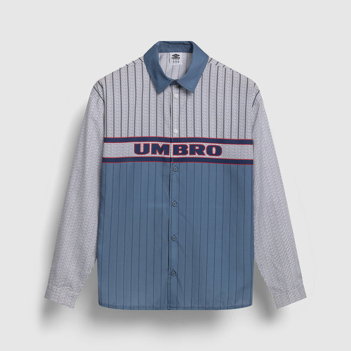Umbro Printed Boxy LS Shirt - Stormy Weather