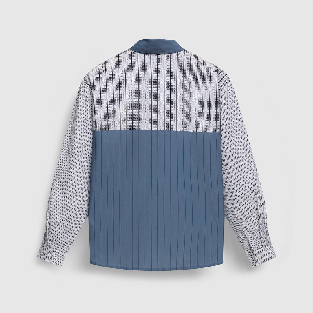 Umbro Printed Boxy LS Shirt - Stormy Weather