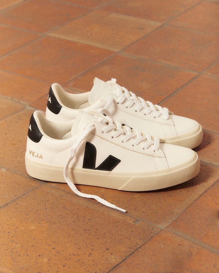 Veja Campo Leather Sneaker - Extra White Black