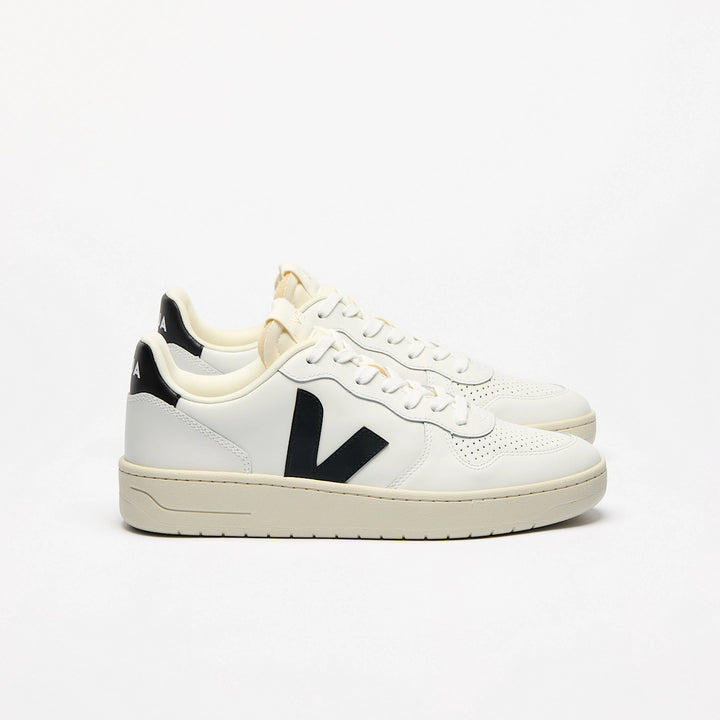 Veja V-10 Prime Leather - Extra White Black